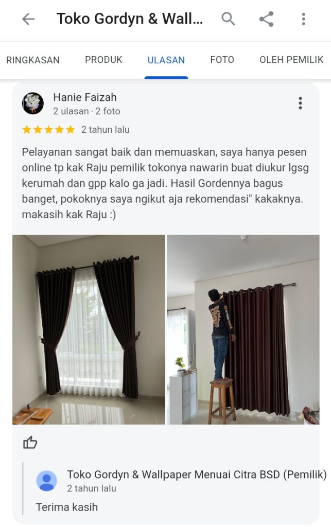 toko gorden tangerang