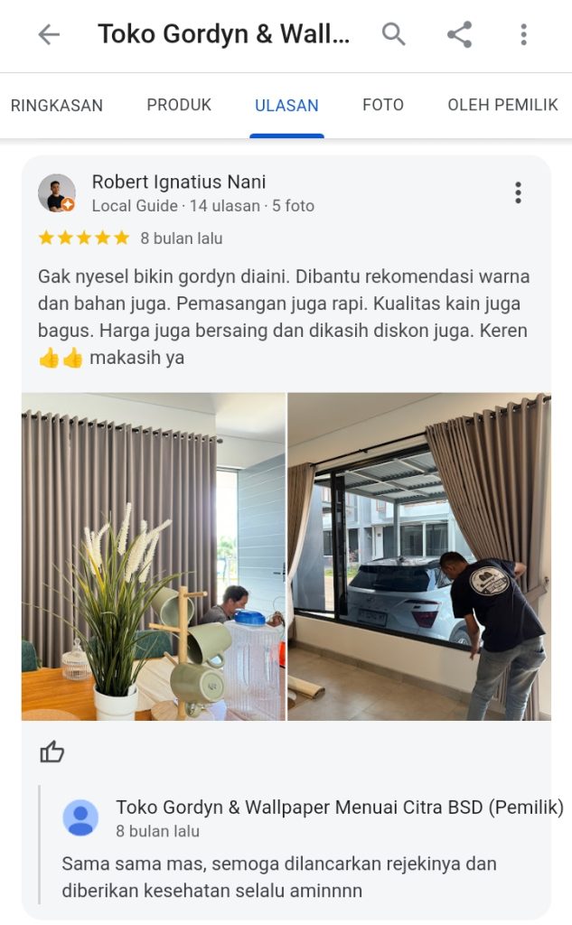 toko gorden tangerang