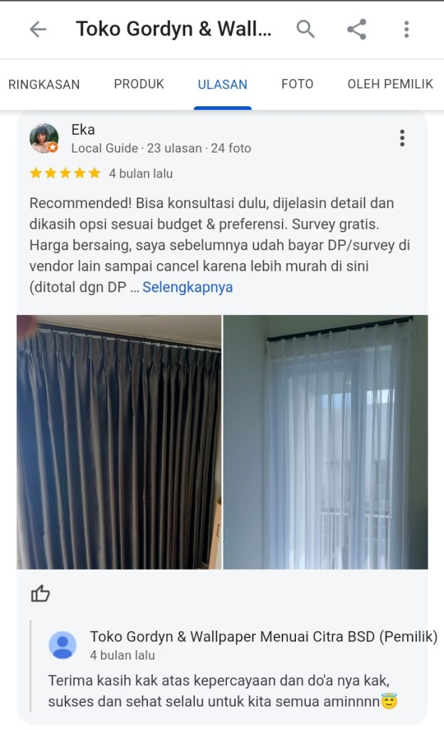 toko gorden tangerang